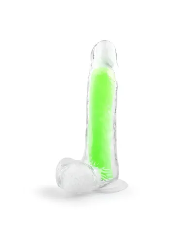 Dildo neonflux green - brilla en la oscuridad | Infarta toys | Dildos macizos