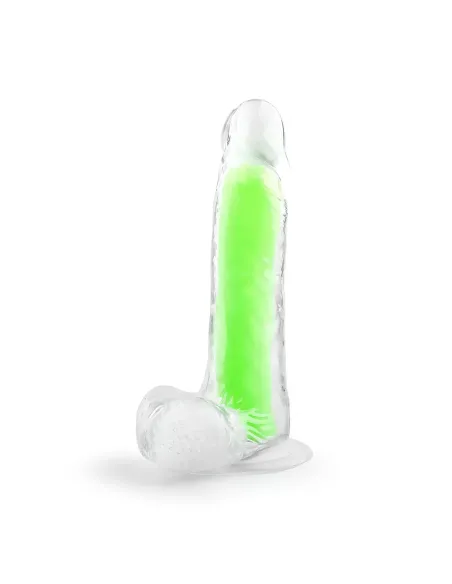 Dildo neonflux green - brilla en la oscuridad | Infarta toys | Dildos macizos