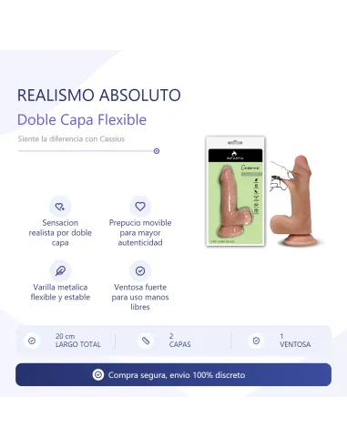 Cassius dildo dual pellizcable vertebra | Infarta toys | Dildos macizos