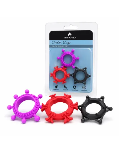 Cock rings set drakon rings | Infarta toys | Anillos
