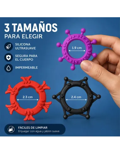 Cock rings set drakon rings | Infarta toys | Anillos