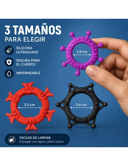 Cock rings set drakon rings | Infarta toys | Anillos
