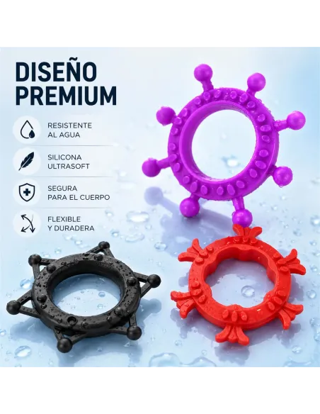 Cock rings set drakon rings | Infarta toys | Anillos