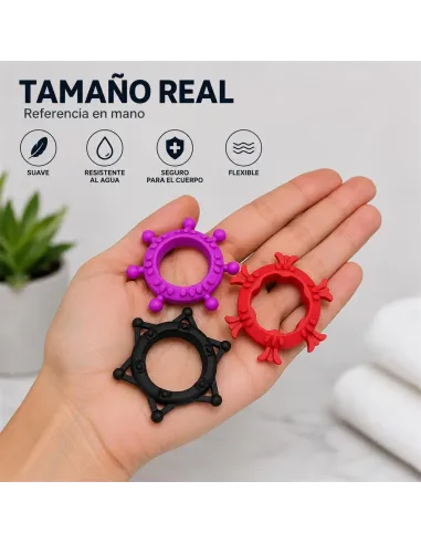 Cock rings set drakon rings | Infarta toys | Anillos