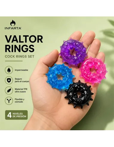Cock rings set valtor rings | Infarta toys | Anillos