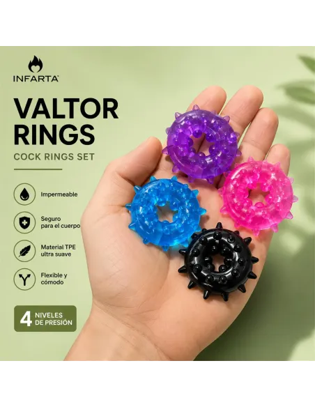Cock rings set valtor rings | Infarta toys | Anillos
