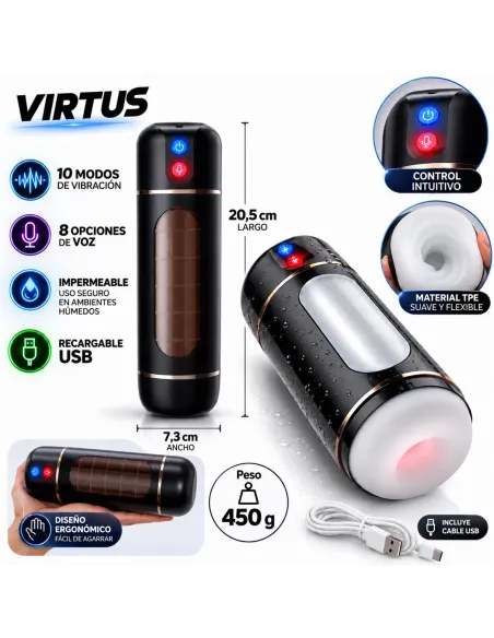 Masturbator virtus | Infarta toys | Masturbadores