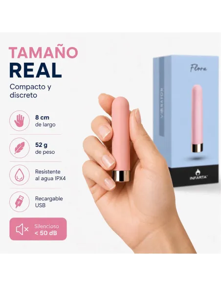 Vibrator flora | Infarta toys | Estimuladores clítoris
