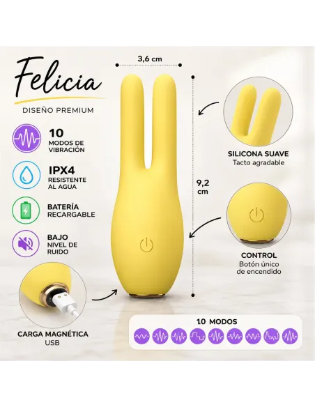 Vibrator felicia | Infarta toys | Estimuladores clítoris