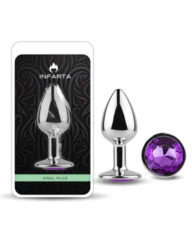 Anal plug eros metal small purple | Infarta toys | Plugs