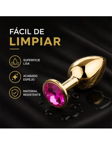 Anal plug eros gold metal medium rosy | Infarta toys | Plugs