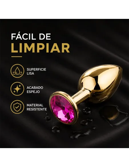 Anal plug eros gold metal medium rosy | Infarta toys | Plugs