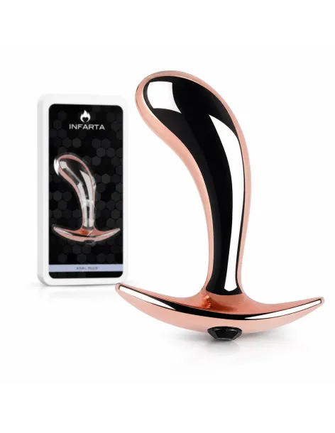 Anal plug ergo rose metal small | Infarta toys | Plugs