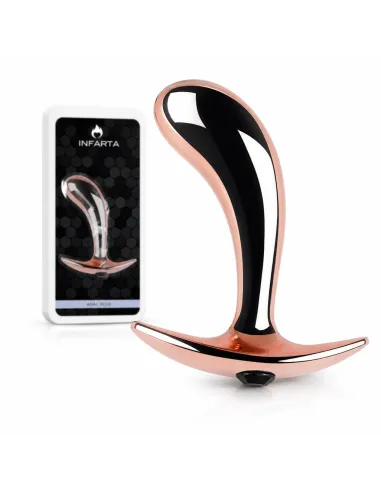 Anal plug ergo rose metal small | Infarta toys | Plugs