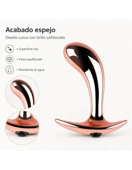 Anal plug ergo rose metal small | Infarta toys | Plugs