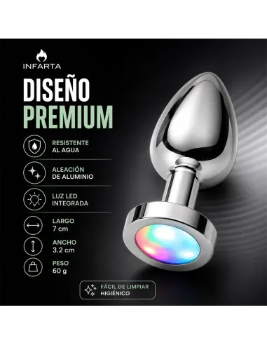 Anal plug photon metal small | Infarta toys | Plugs