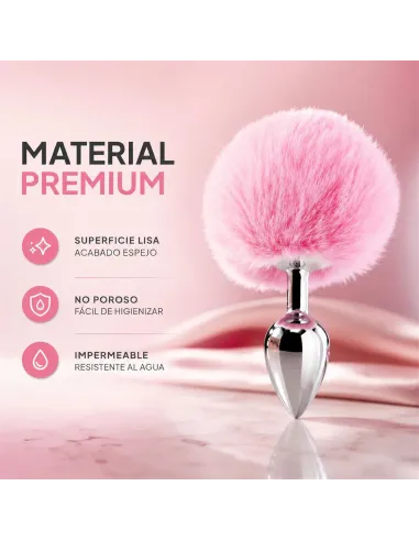 Anal plug bunny metal small pink | Infarta toys | Plugs