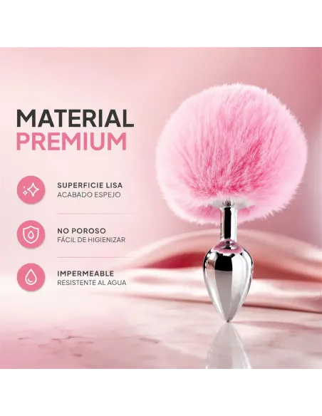 Anal plug bunny metal small pink | Infarta toys | Plugs
