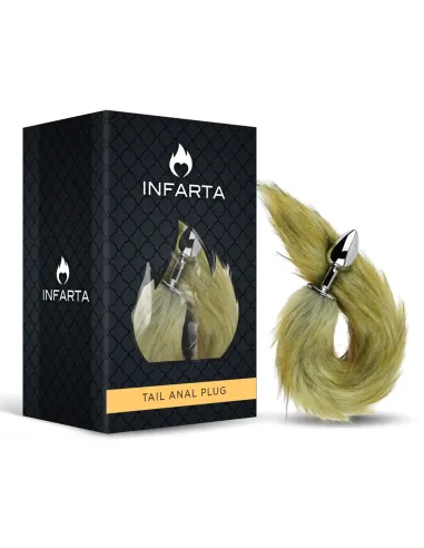 Anal plug tail metal small fox | Infarta toys | Plugs
