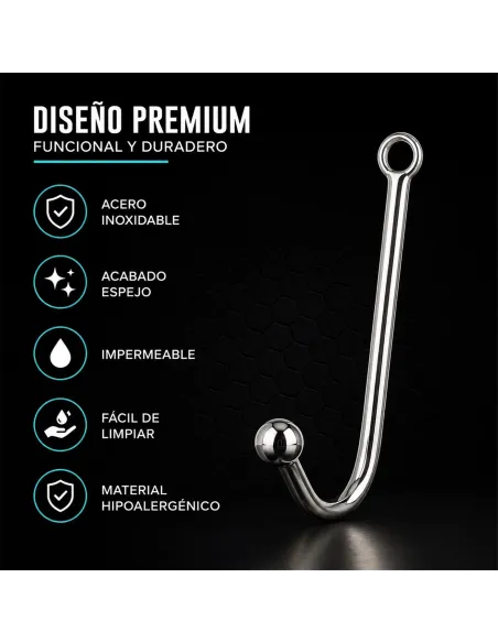 Anal hook steel small | Infarta toys | Plugs