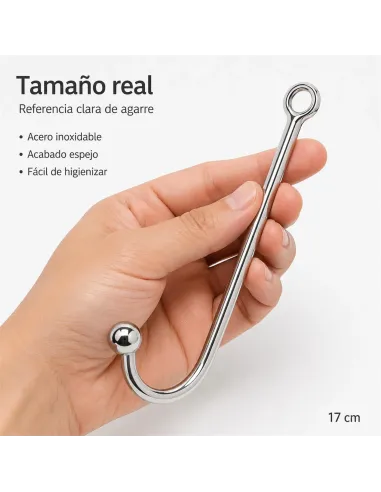 Anal hook steel small | Infarta toys | Plugs