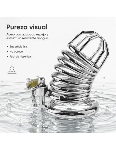 Chastity helix shield metal medium | Infarta toys | Castidad