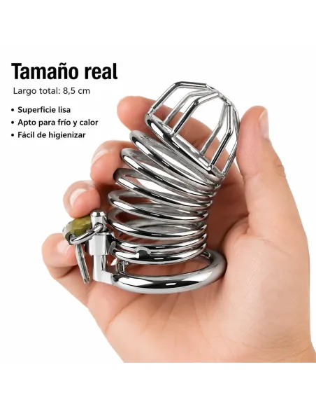 Chastity helix shield metal medium | Infarta toys | Castidad
