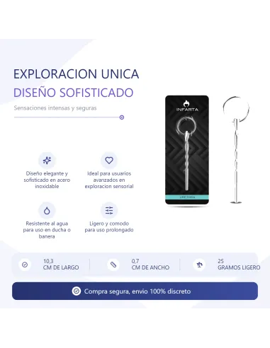 Urethra drill metal | Infarta toys | Uretra