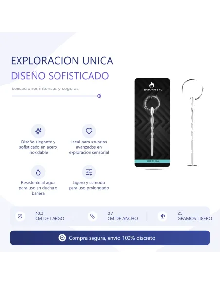 Urethra drill metal | Infarta toys | Uretra