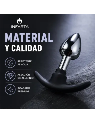Anal plug silverpulse metal small | Infarta toys | Plugs