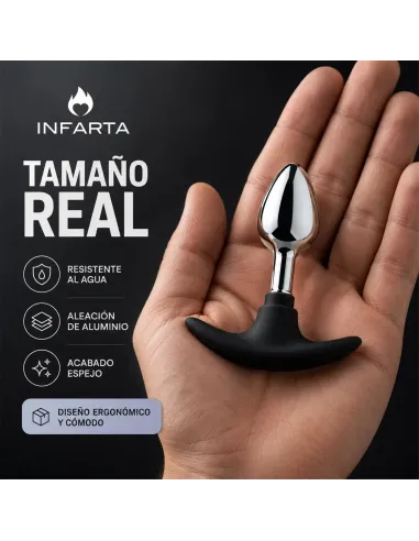 Anal plug silverpulse metal small | Infarta toys | Plugs