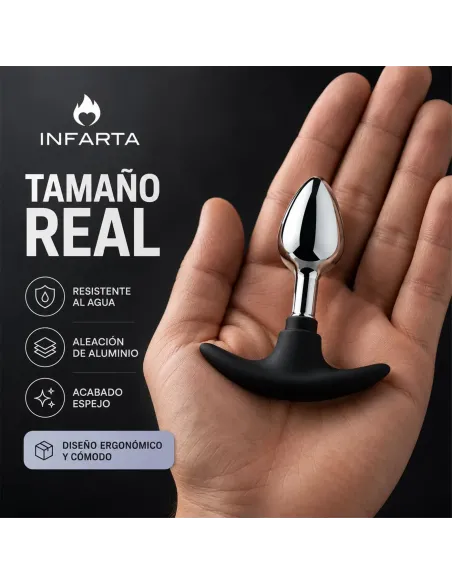 Anal plug silverpulse metal small | Infarta toys | Plugs