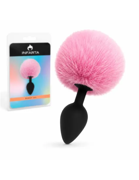 Anal plug bunny silicone small pink | Infarta toys | Plugs