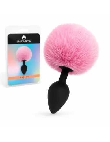Anal plug bunny silicone small pink | Infarta toys | Plugs