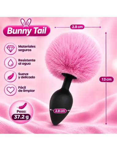 Anal plug bunny silicone small pink | Infarta toys | Plugs