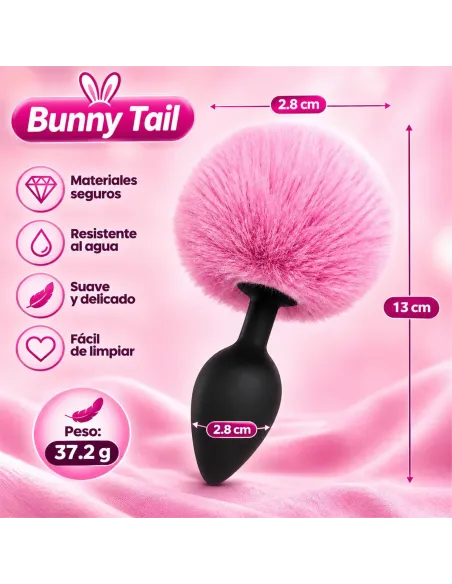 Anal plug bunny silicone small pink | Infarta toys | Plugs