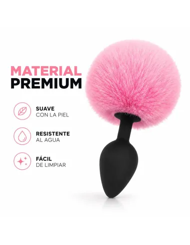 Anal plug bunny silicone small pink | Infarta toys | Plugs