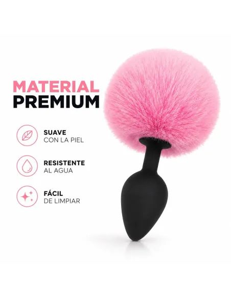 Anal plug bunny silicone small pink | Infarta toys | Plugs