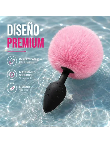 Anal plug bunny silicone small pink | Infarta toys | Plugs