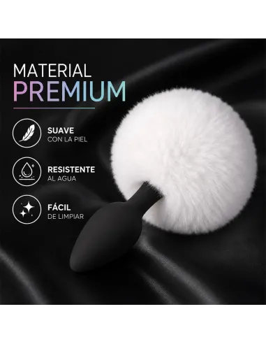 Anal plug bunny silicone small white | Infarta toys | Plugs