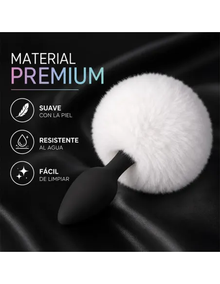 Anal plug bunny silicone small white | Infarta toys | Plugs