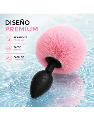 Anal plug bunny silicone medium pink | Infarta toys | Plugs