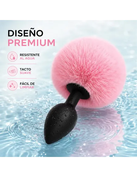 Anal plug bunny silicone medium pink | Infarta toys | Plugs