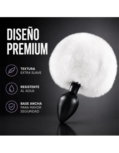 Anal plug bunny silicone large white | Infarta toys | Plugs