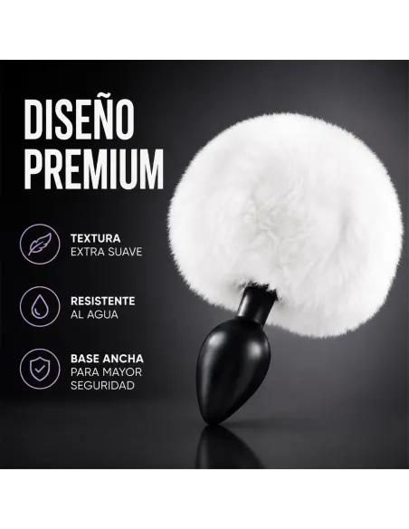 Anal plug bunny silicone large white | Infarta toys | Plugs
