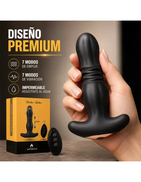 Thrusting anal vibrator shadow shaker | Infarta toys | Vibradores