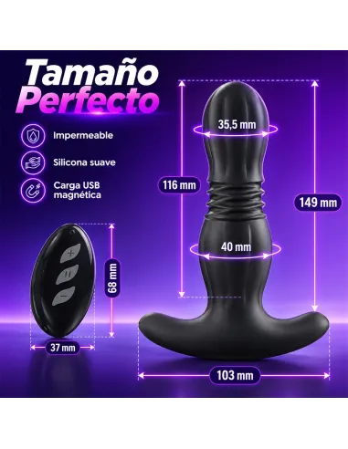 Thrusting anal vibrator shadow shaker | Infarta toys | Vibradores