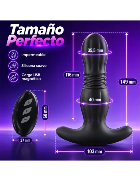 Thrusting anal vibrator shadow shaker | Infarta toys | Vibradores