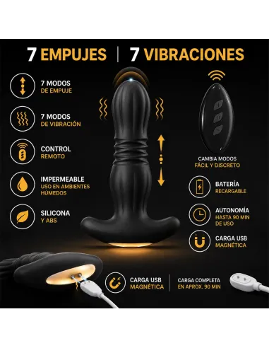 Thrusting anal vibrator shadow shaker | Infarta toys | Vibradores