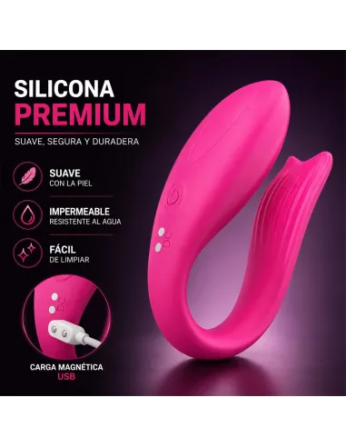 Couple vibrator - app rose fusion | Infarta toys | Estimuladores clítoris